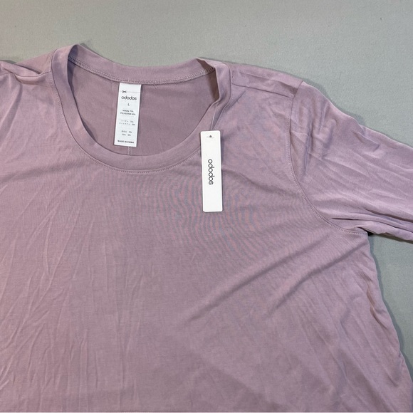 NWT ododos Athletic Relaxed-Fit Long Sleeve Tee, Flowy Curved Hem - Women Large - Picture 3 of 13